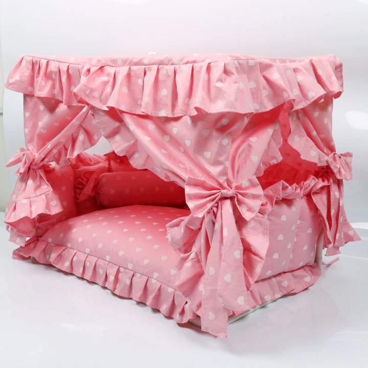 Pet Princess Luxury Deluxe House Fluffy Winter Warm Cozy Dog Cat Puppy Kitten Items Bed Sofa Kennel Nest Fleece Velvet