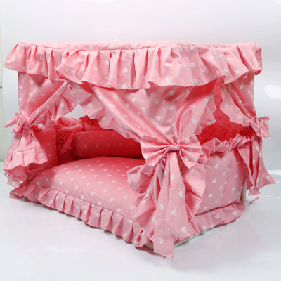 Pet Princess Luxury Deluxe House Fluffy Winter Warm Cozy Dog Cat Puppy Kitten Items Bed Sofa Kennel Nest Fleece Velvet