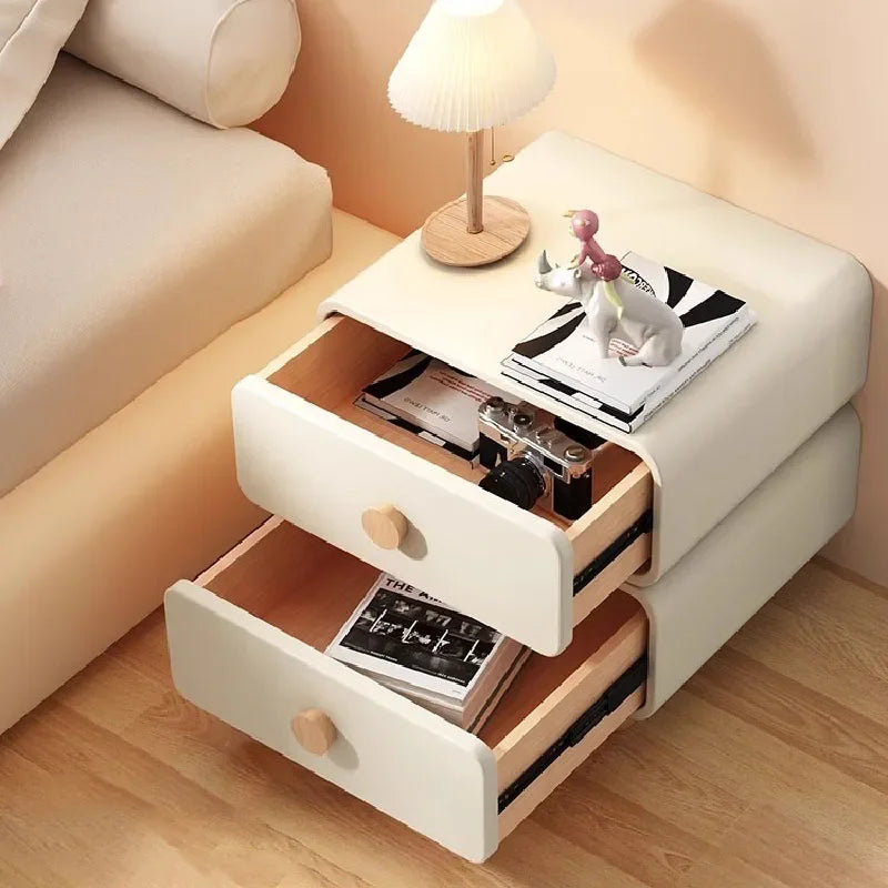 Mobile Luxury Salon Nightstands Small Nordic Modern Kids Bedroom Minimalist Bedside Table Wood Mesitas De Noche Nordic Furniture