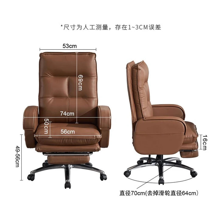 Computer Recliner Office Chair Boss Lounge Ergonomic Office Chairs Swivel Comfy Cadeiras De Escritorio Office Furniture WKOC