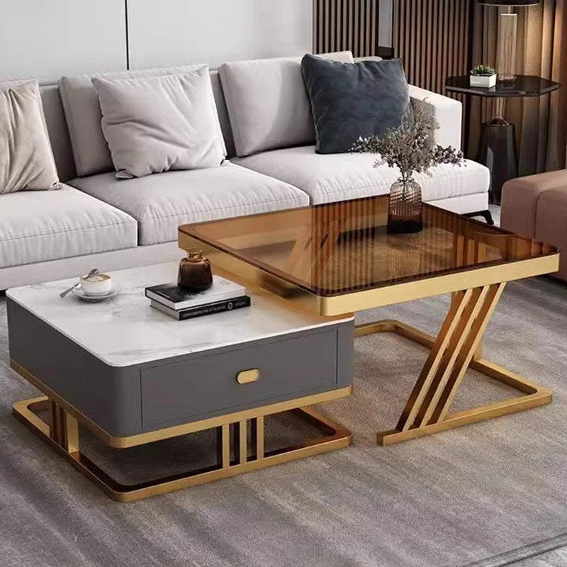 Luxury Salon Coffee Table Mobile Bedside Bedroom Display Coffee Table Corner Minimalist Muebles Para El Hogar Home Furniture