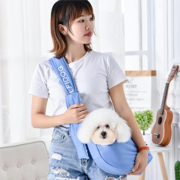 Luxury Dog Sling Carrier Bag Pink Blue Outdoor Travel Pet Puppy Small Cat Handbag Carrying Tote Pouch Chihuahua Yorkshire Goods