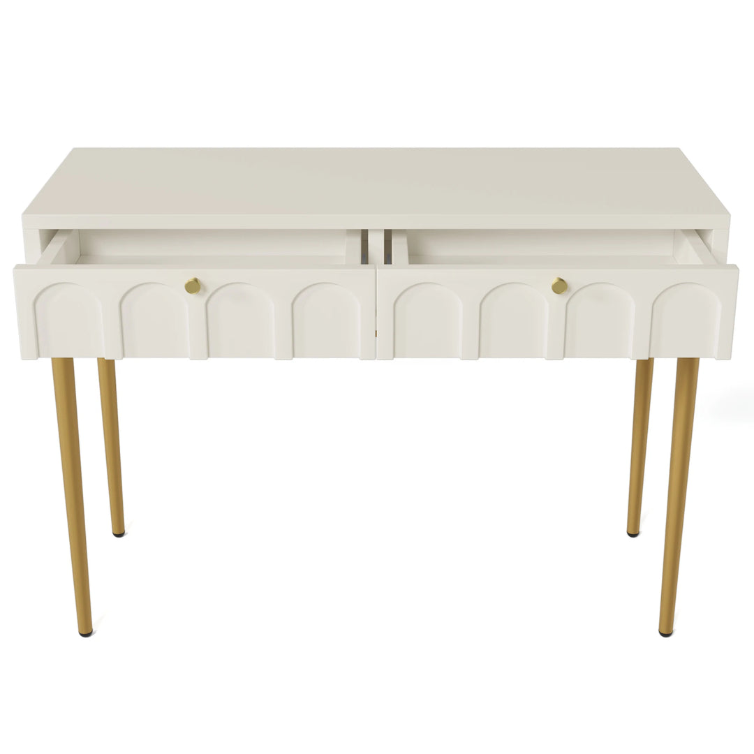 Girls bedroom dresser with 2 drawers 76.5 cm high drawer bedroom drawer white cabinet drawer Bedroom drawer cream white