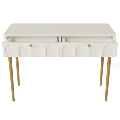 Girls bedroom dresser with 2 drawers 76.5 cm high drawer bedroom drawer white cabinet drawer Bedroom drawer cream white