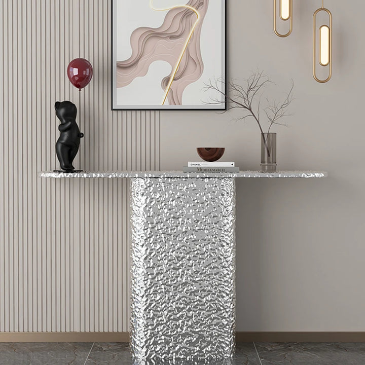 Nordic Corner Living Room Table Silver Console Classic Vertical Garden Table Nordic Mini Tisch Wohnzimer Hallway Furniture