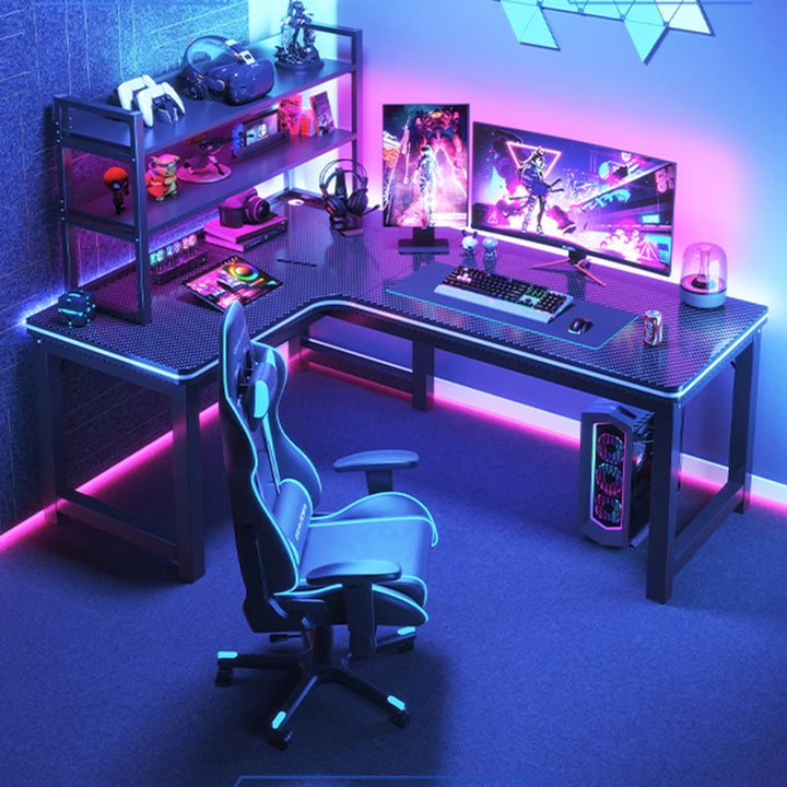 Gamer Computer Desks Portable L Shaped Youth Sedentary Work Bench Desk Seating Gaming Office Escritorios Gamer Furniture Home