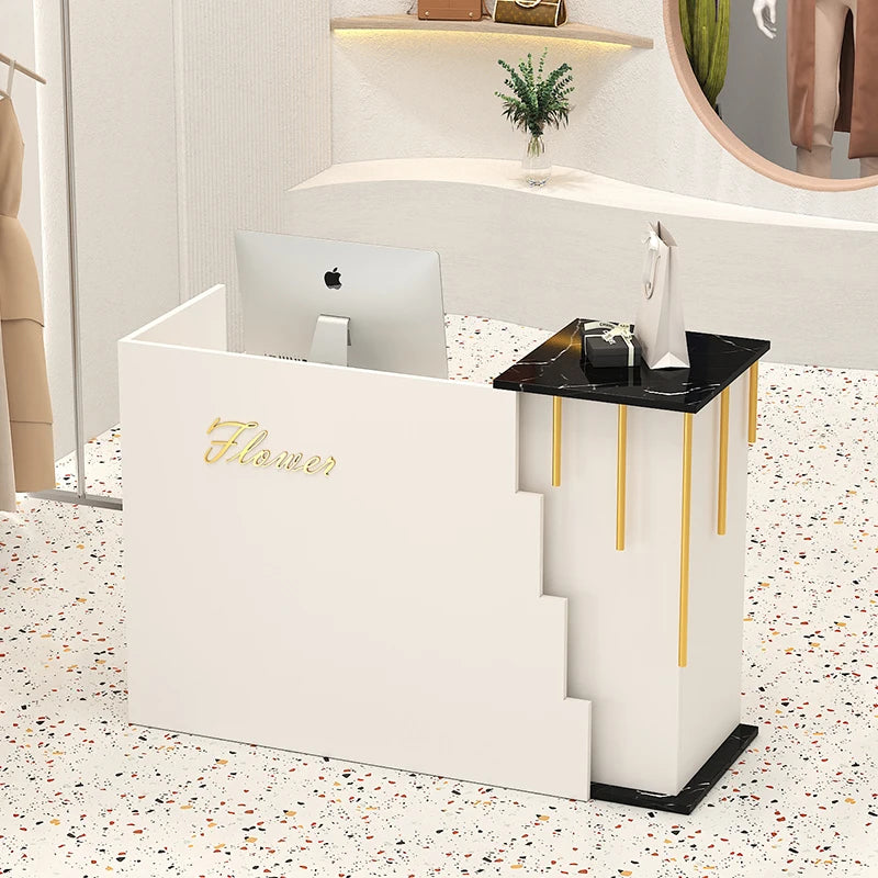 Stand Counter Reception Desk Podium Lectern Supermarket Mobile Bar Counter Modern Reception Desk Store Recepcja Bar Furniture