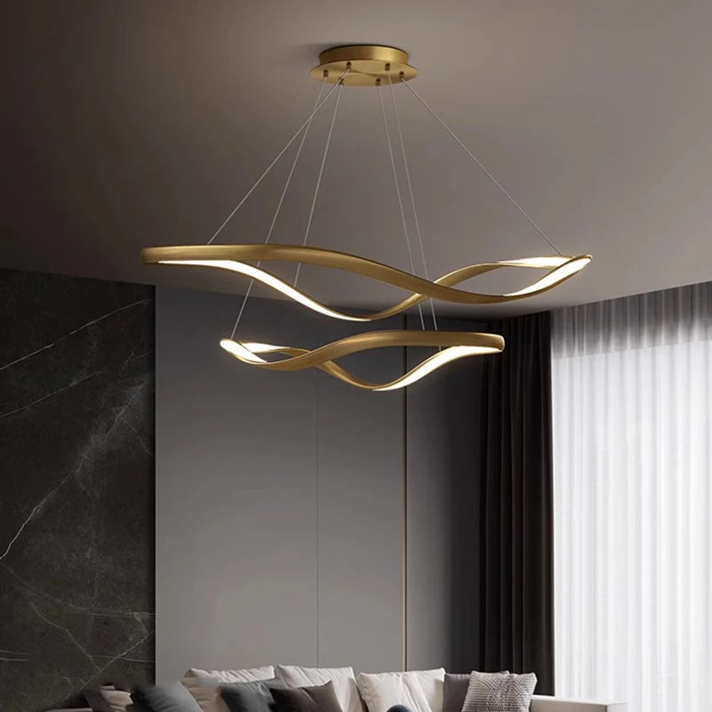 Modern light luxury Dining room chandelier lighting Ceiling lamps hanging light led chandeliers for the living room indoor light