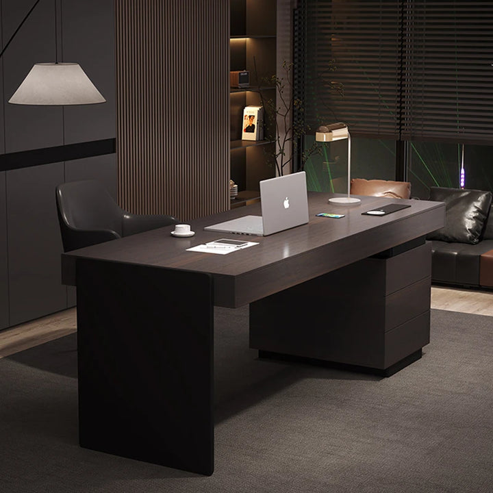 Executive Reception Office Desk Computer Stand Meeting Study Computer Table Gaming Desktop Schreibtisch Media Console Furniture