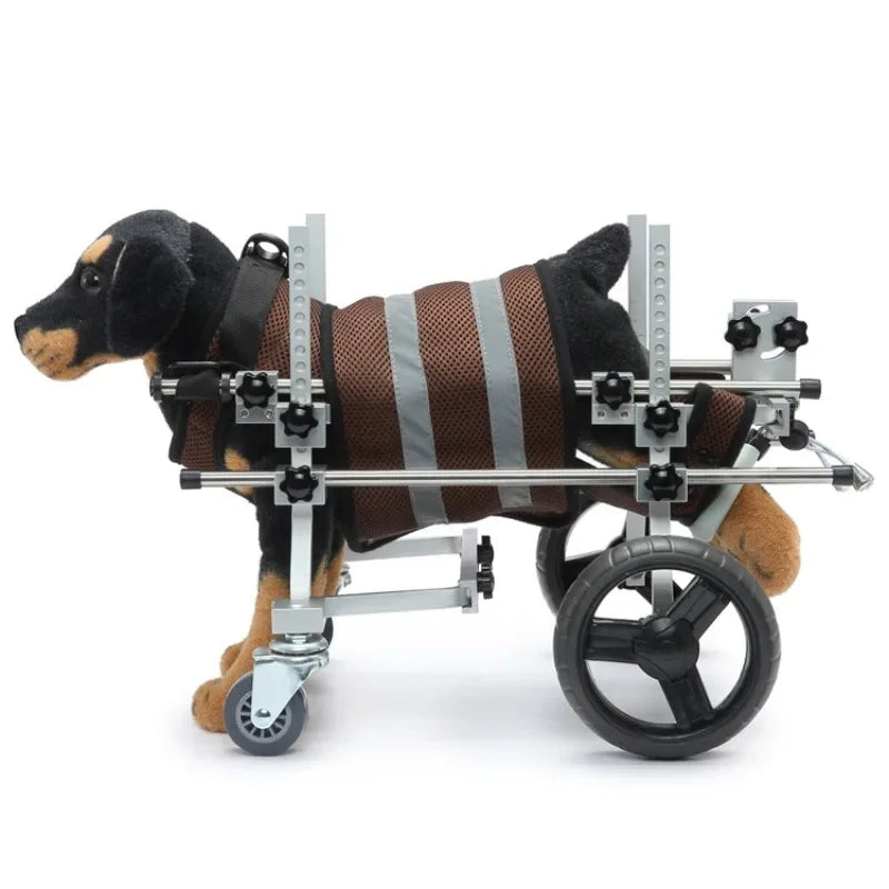 Adjustable Four Wheeled Dog Scooter