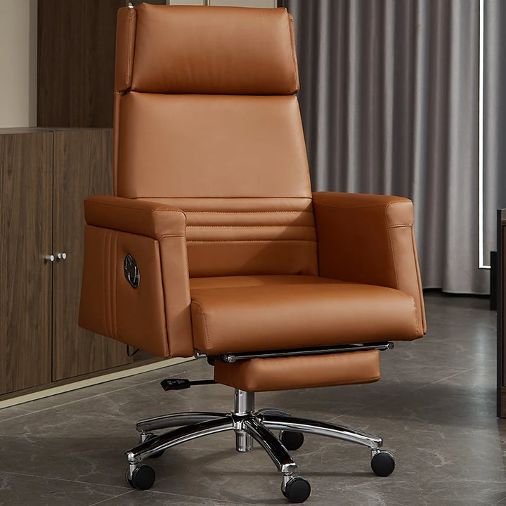 Leather Office Chairs Rolling Vanity Ergonomic Reading Floor Office Chairs Comfortable Sillas De Escritorio Home Furniture