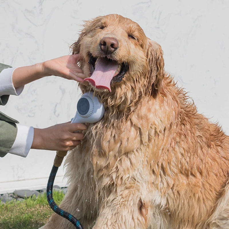 Dogs Shampoo Massager Brush 2 In 1 Bathroom Puppy Cat Massage Comb Grooming Shower Brush For Bathing Soft Brush Pet Accessories