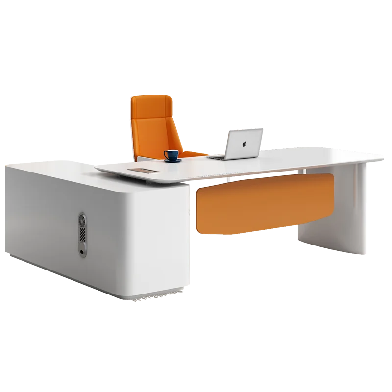 Modern L Shape Computer Desks Writing Electric School  Executive Office Desk Wood Bedroom Mesa Ordenador Rustic Furniture