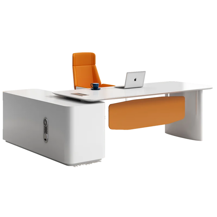 Modern L Shape Computer Desks Writing Electric School  Executive Office Desk Wood Bedroom Mesa Ordenador Rustic Furniture