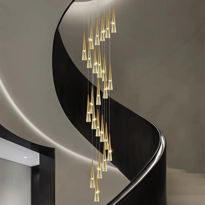 Nordic home decoration, stair chandelier, living room and dining room Pendant lights, ceiling light, indoor lighting