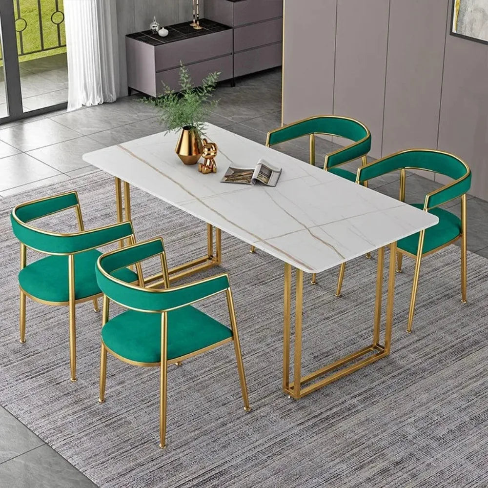 Kitchen Nordic Dining Table Gold Legs Luxury Entryway Italian Dining Table Newclassic Newclassic Mesas De Comedor Furniture