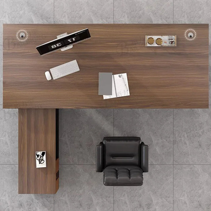 Walnut Meeting Computer Desks Console Conference Standing Boss Computer Desks Reception Office Tavolino Da Letto Home Furnitures