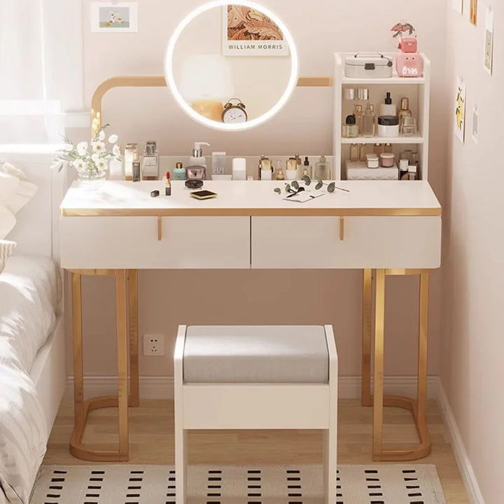 Storage Dressing Table Drawer Nordic Modern European Minimalist Makeup Table White Drawers Girls Toaletka Bedroom Furniture