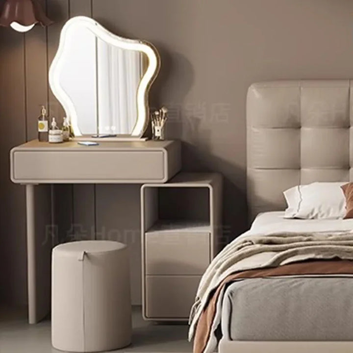 Cabinets Vanity Dressing Table Mobile Drawer Bedroom Wood Shelves Dressing Table Corner Meubles De Chambre Luxury Bedroom