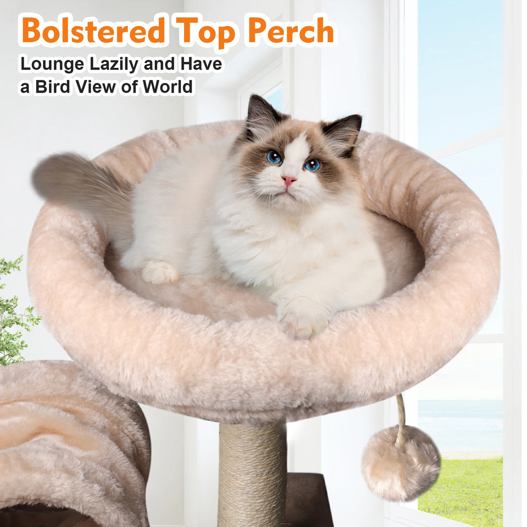 Multi-layer Cat Scratcher Tree Toys Pet Cat House Furniture Scratching Post for Pet Cat Activity Center Cat Trees Towers