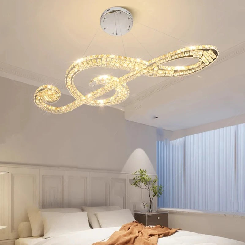 Modern Crystal chandelier Nordic light luxury Ceiling light lamps hanging light led chandeliers for the living room indoor light