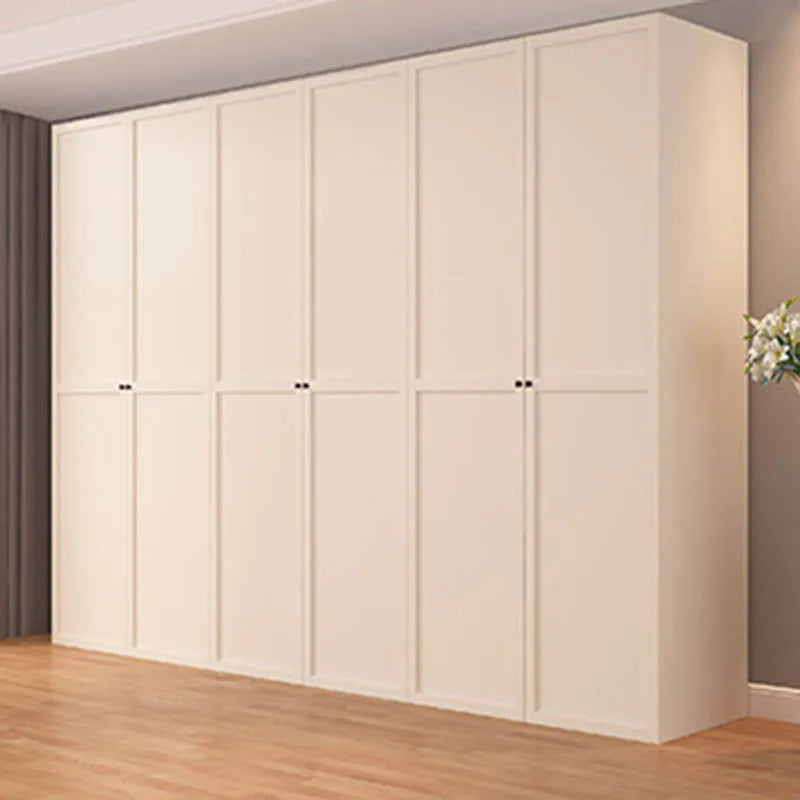 Free Shipping Nordic Wardrobes White Modern Display Clothes Apartment Cabinets Simple Wooden Guarda Roupa Furnitures Bedroom