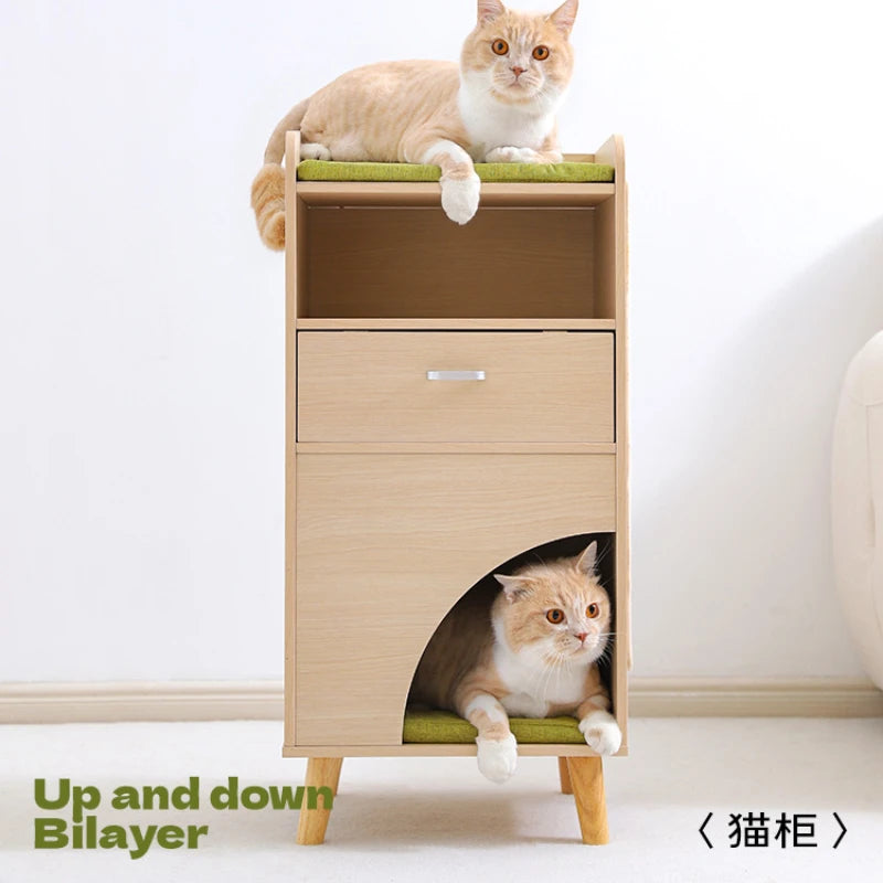 Cat Shelter Cat Nest Four Seasons Universal Bedside Table Bed Side Table Shared Chamfer  Bunk Beds  Pet