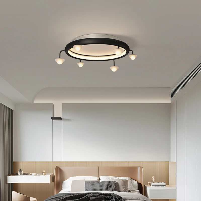 Modern Minimalist Led Ceiling Lights Dimmable With Remote Living Bedroom Dining Table Chandeliers Indoor Decor Lighting Fixtures