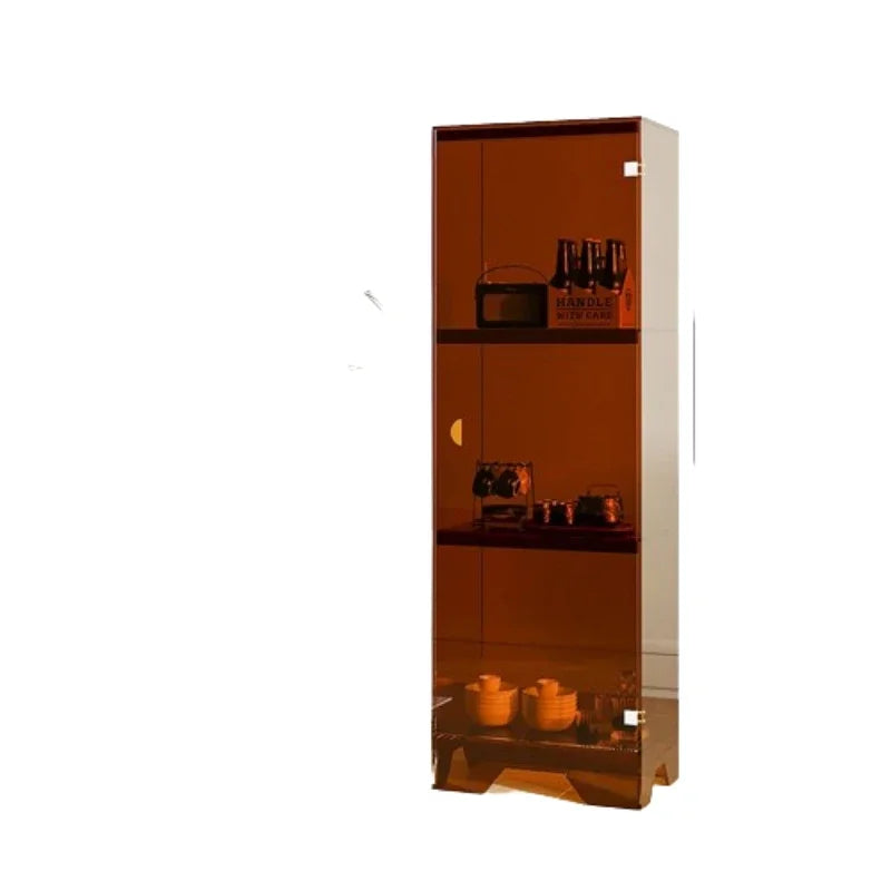 Acrylic Corner Bookcase Display Storage Office Cabinet Bookcase Nordic Modern Libreria Scaffale Living Room Furniture YN50BC3