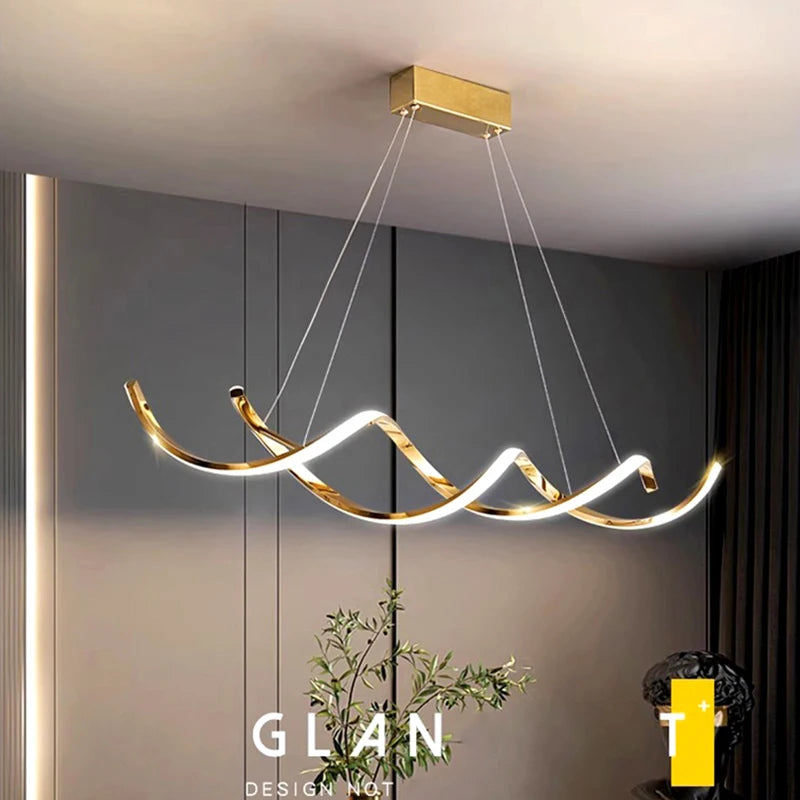 Modern gold Pendant lamp Chandeliers for dining room pendant lights hanging lamps for ceiling Pendant lamp indoor lighting