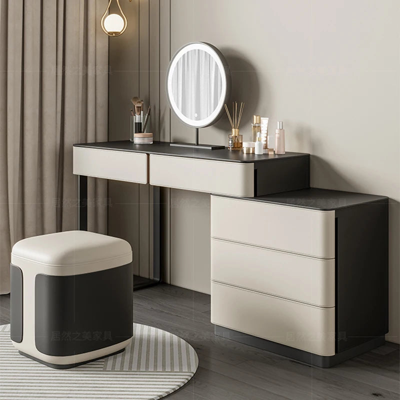 Accessories Dressing Table Mirror White Cosmetic Luxury Dressing Table Console Cabinets Comodas Con Cajones Furniture Bedroom