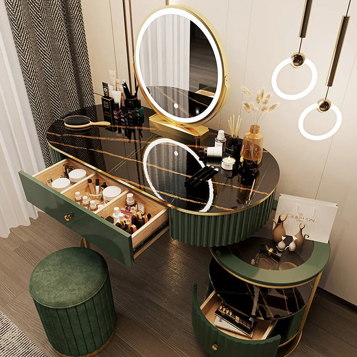 Drawer Chair Toilet Dressing Table Shelf Container Dressing Table Makeup Vanity Living Room Penteadeira De Maquiagem Bedroom Set