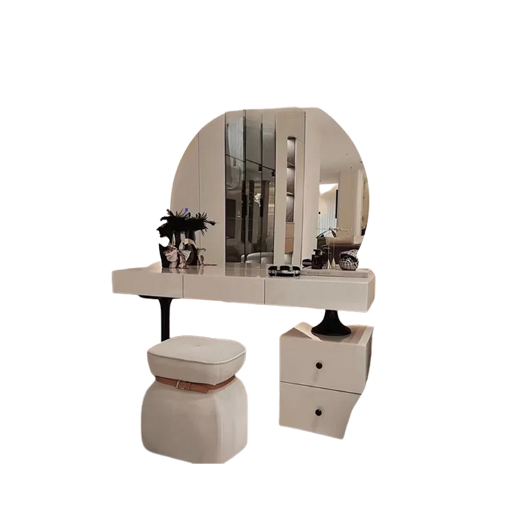 Mirror Chair Dressing Table Box Drawer Nordic Organizer Dressing Table Decor Luxury Penteadeira De Maquiagem Home Furniture