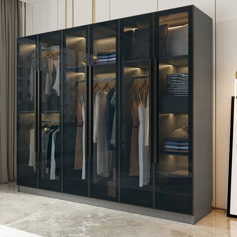 Modern Wardrobe Underwear Design Living Room Cafe Bar Corner Multifunctional Drawer Closet Salon Guardaropa Wooden Furniture