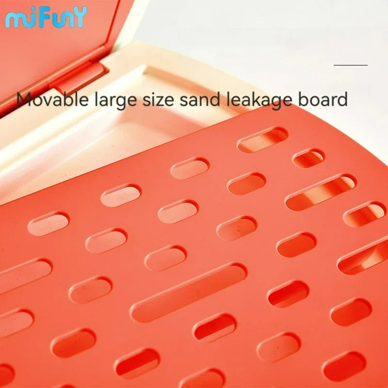 MiFuny Cat Litter Box Drawer Fully Enclosed Watermelon Fruits Anti Splash Separable Cat Litter Cat Toilet Deodorant Pet Products