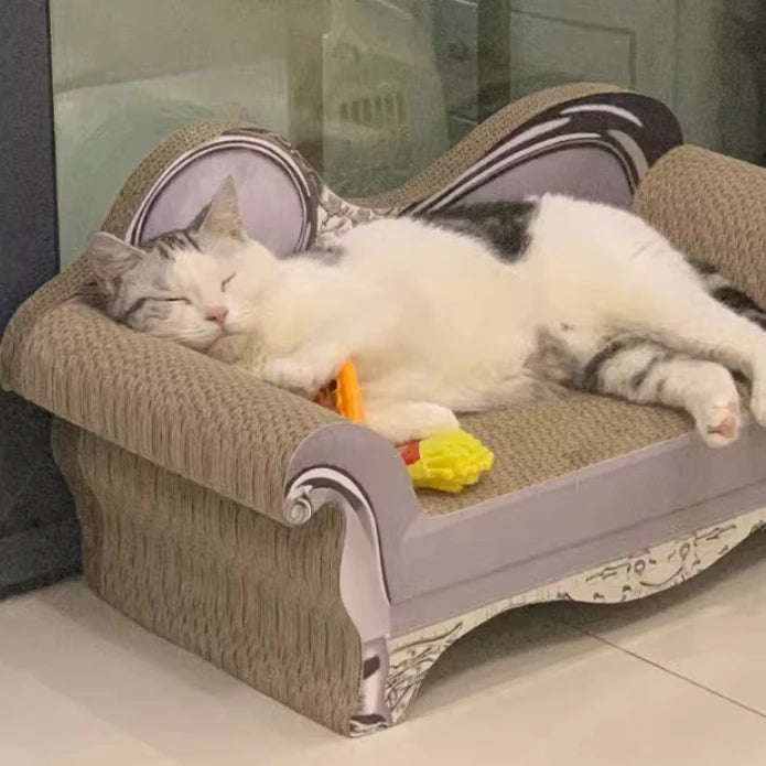 Furniture Cozy Couch Cats Scratcher Luxury Cute Habitats Warm Long Cat Nest Indoor Deep Sleep Areneros Para Gato Pets Supplies