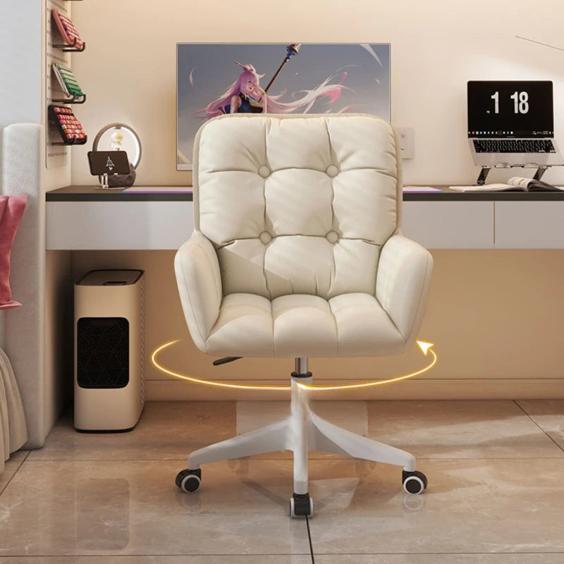 Boss Arm Mobile Office Chair Computer White Vanity Comfy Cute Swivel Office Chair Conference Cadeiras Gamer Office Furnitur