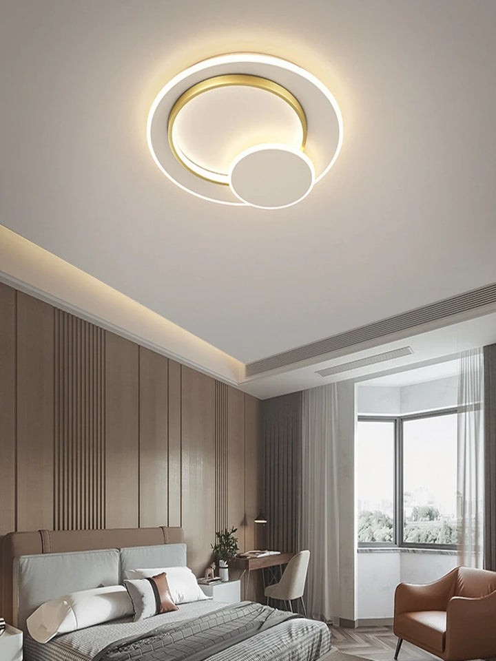 Circular Chandelier Modern Lights Bedroom Dining Living Room Kitchen Lamp Indoor Lighting Hanging Lamps For Ceiling Room Decor