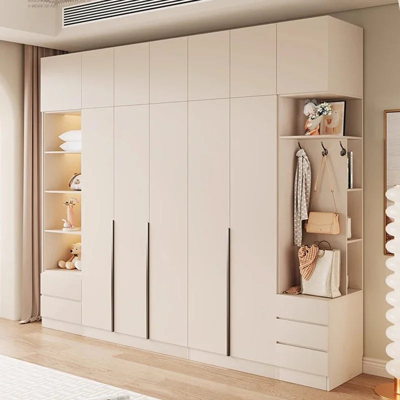 Display Standing Wardrobes Closets Bedroom Standing Dressers Wardrobes Divider Storage Armoire De Rangement Minimalism Furniture