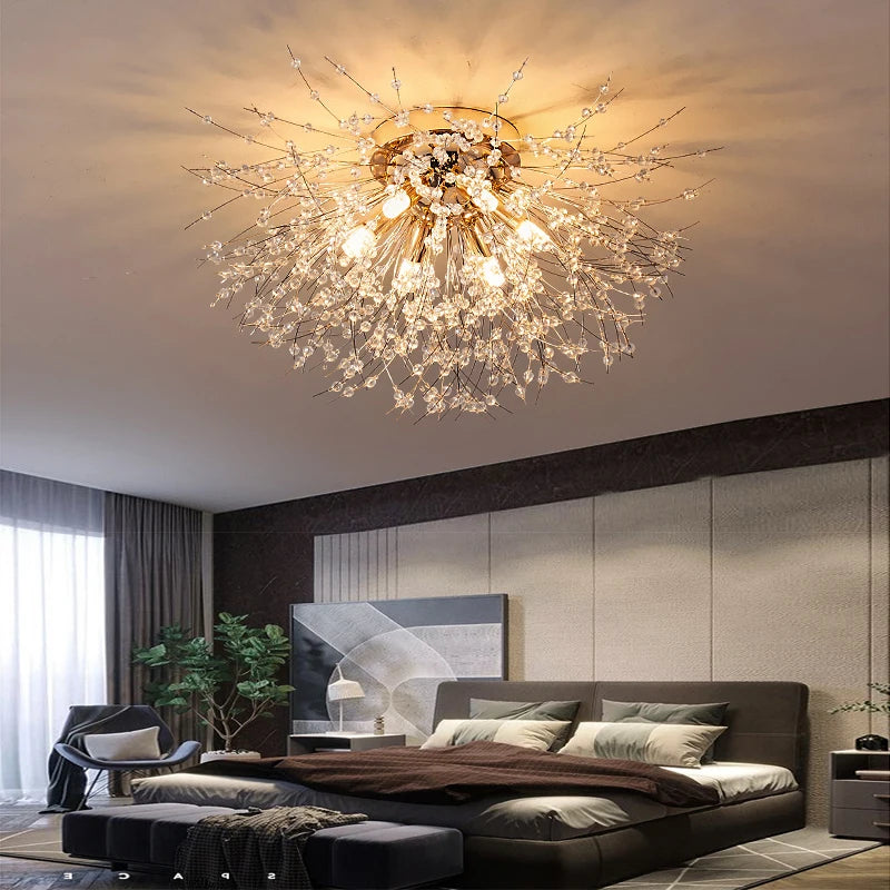 Nordic Modern Led Chandelier Living Bedroom Dining Room Firefly Chandelier Simple Home Intdoor Lighting Decoration Ceiling Lamps