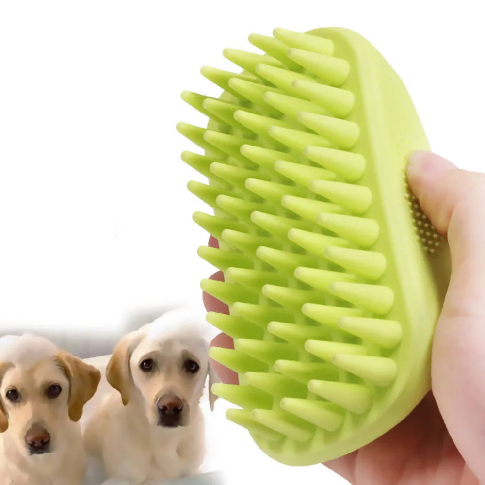 Pet Shampoo Grooming Brush Long Short Hair Medium Large Pets Dogs Cats Back Massage Shower Comb Scrubbe Cepillo Para Mascotas