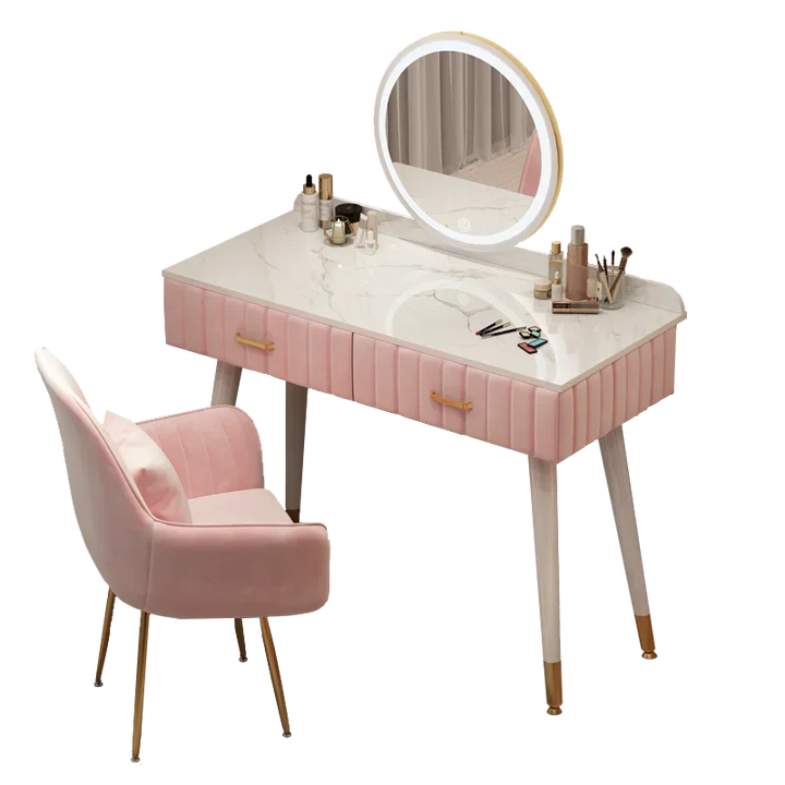 Multifunctional Charm Dressing Table Cabinet Luxury Fashion Storage Dressers Bedroom European Tocador Maquillaje Furnitures