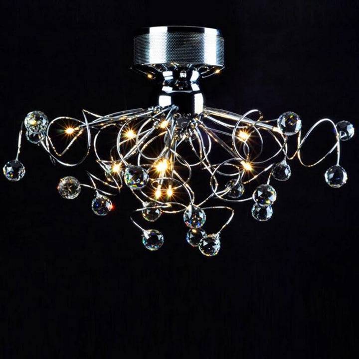 hot selling crystal ceiling chandelier  light AC 110v  220v lustre bedroom lamp