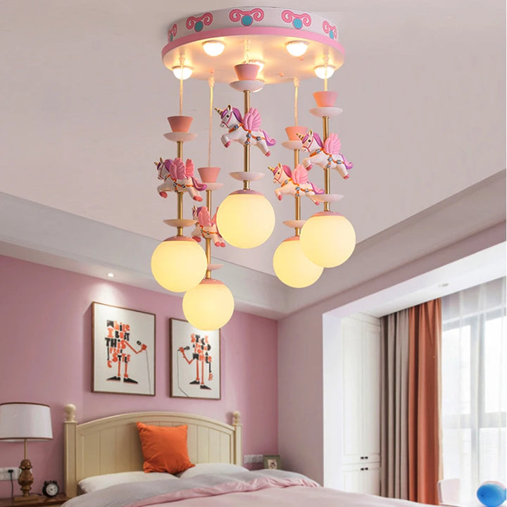 Fantasy Children's Bedroom Chandeliers Modern Creative LED Pendant Lights For Living Room Decor Lighting Ceiling Lamps