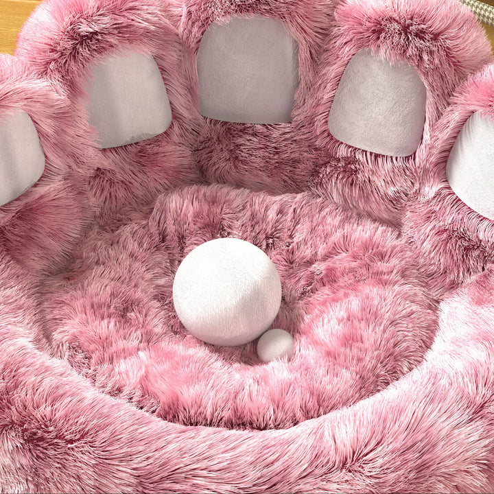 Super Fluffy Dog Bed PET House Sofa Washable Long Plush Outdoor Large Pet Cat Dog Bed Warm Mat Portable Cat Supplies Donut Bed