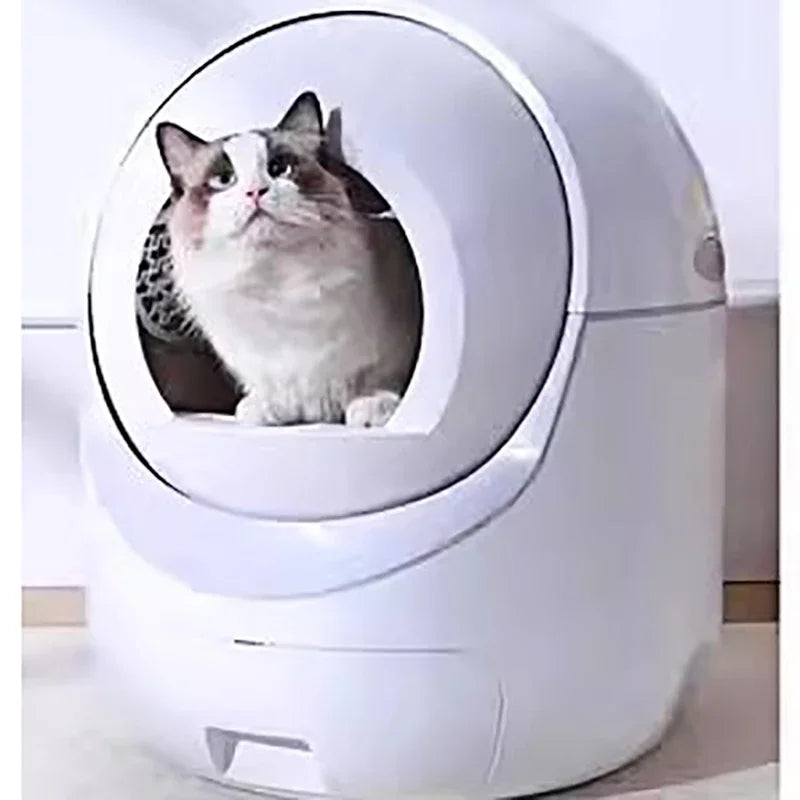 Smart House Large Cat Toilet Stuff Enclosed Cage Cat Toilet Villa Cage Automatic Caixa De Areia Para Gato Kitten Accessories