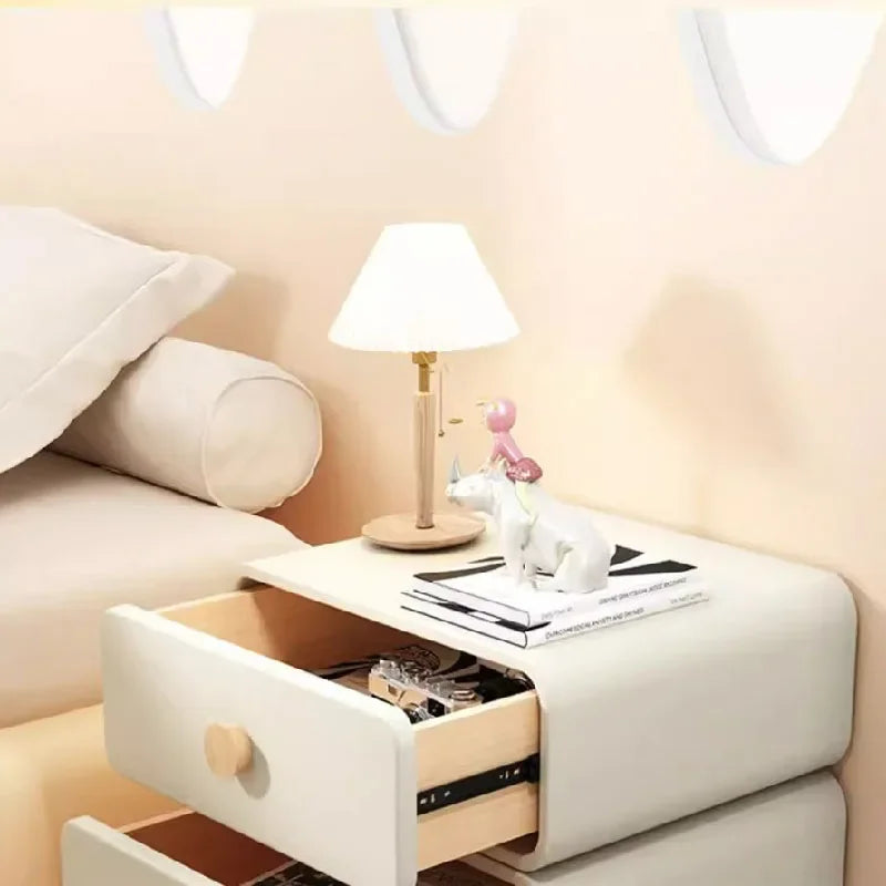 Mobile Luxury Salon Nightstands Small Nordic Modern Kids Bedroom Minimalist Bedside Table Wood Mesitas De Noche Nordic Furniture