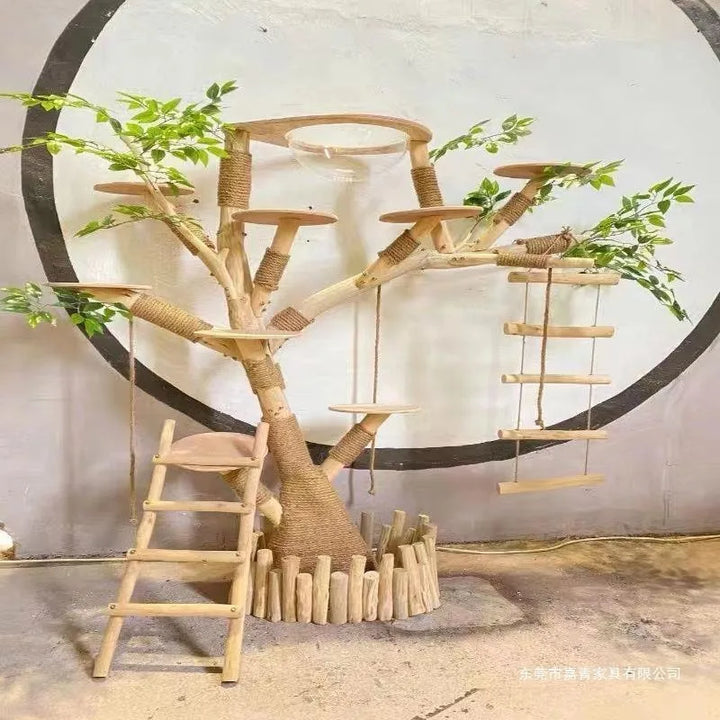 Individual Tree Cat Climbing Frame Creative Environmental Cat Climbing Frame Pet Indoor Habitat Tower Scrapers for Cats