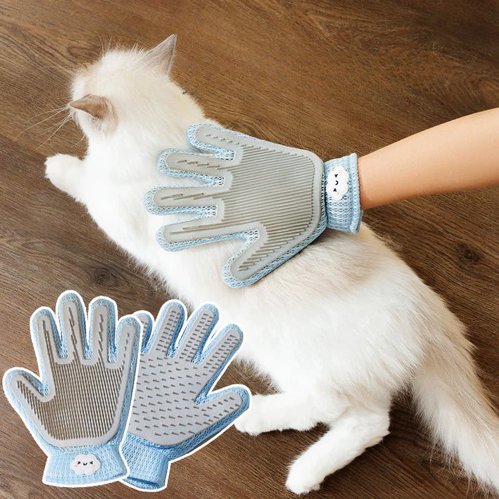 Pet Beauty Gloves Cat Hair Removal Brush Pet Shower Massage Comb Two-in-one Multifunctional Gloves Pet Supplies