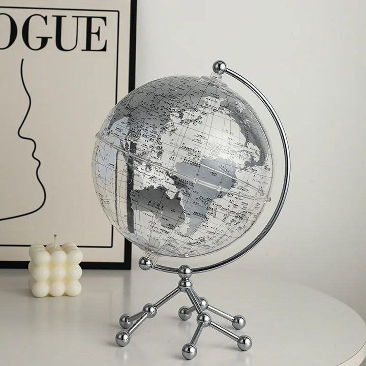 Transparent Globe Decoration Light Luxury High-End Home Living Room Tv Wine Cabinet Office Desktop Study Cabinet Decoration Kids